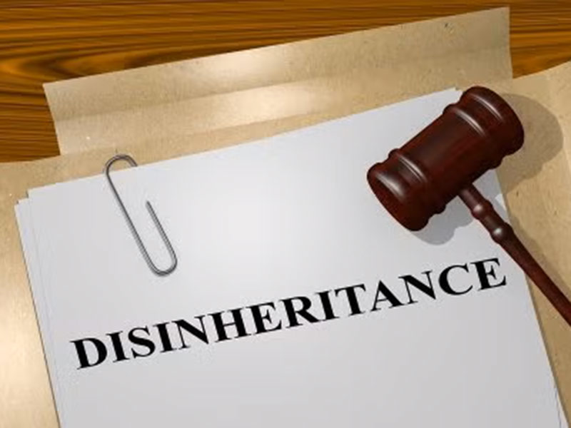 Disinheriting A Family Member in Tracy, CA